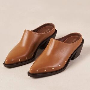 ALOHAS Lorenzo Tan Leather Mules